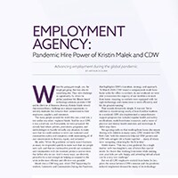 Pandemic Hire Power of Kristin Malek and CDW  Summer 2021 CDW Featured Page 32-33 PDF